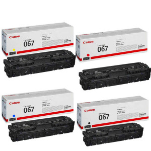 Canon CRG-067 Orjinal 4 Renk Toner Seti